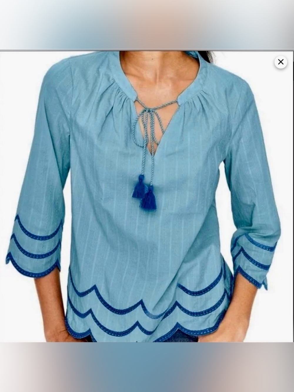Boden Willa Peasant Blouse
